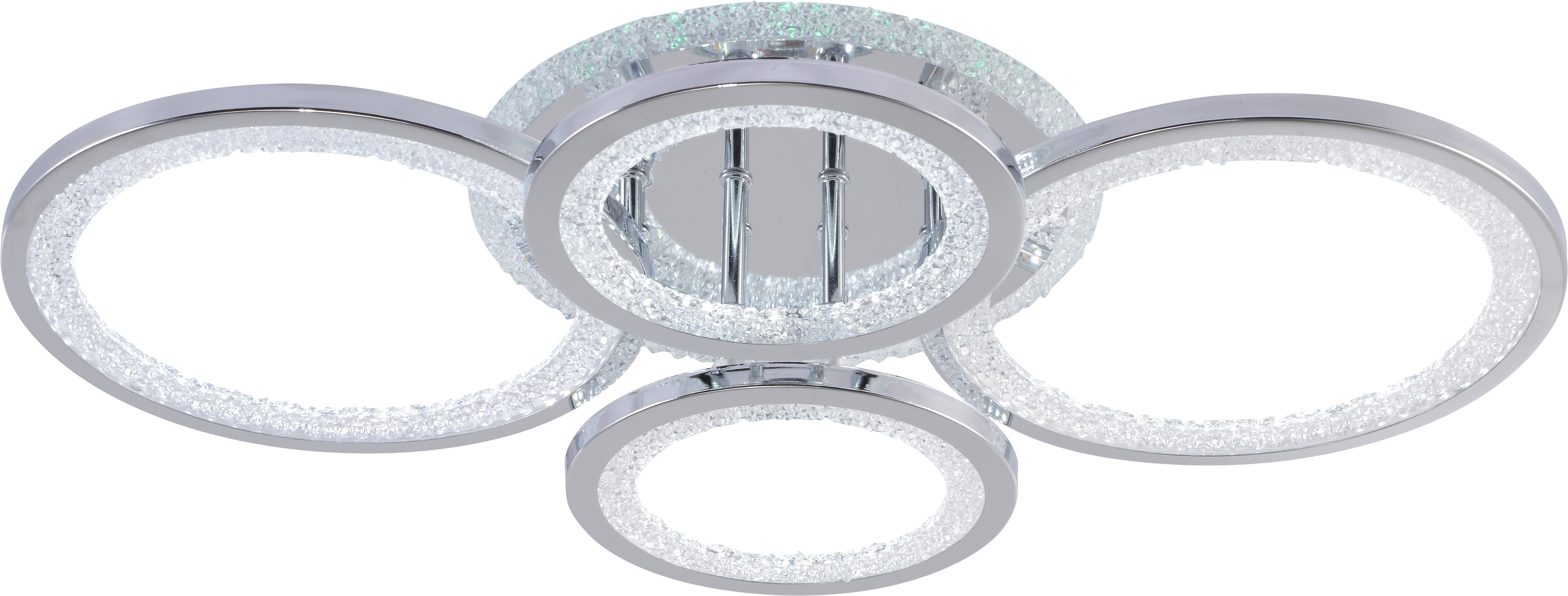 Светодиодная люстра 8448/4 CHR 96W+7W RGB Profit Light
