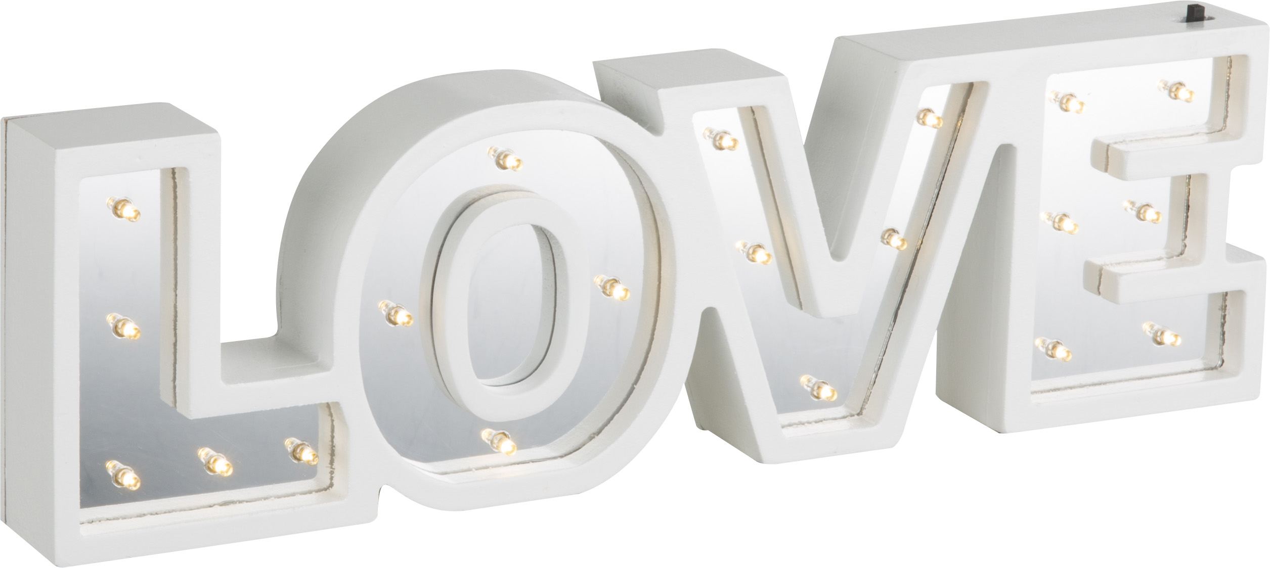 Элемент декора новогодний Globo 29979, белый, LED, 20x0,06W