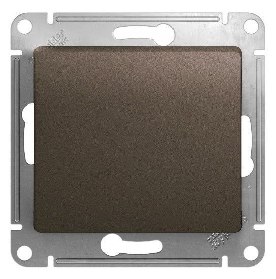 Переключатель 1-клавишный Systeme Electric GLOSSA шоколад GSL000861