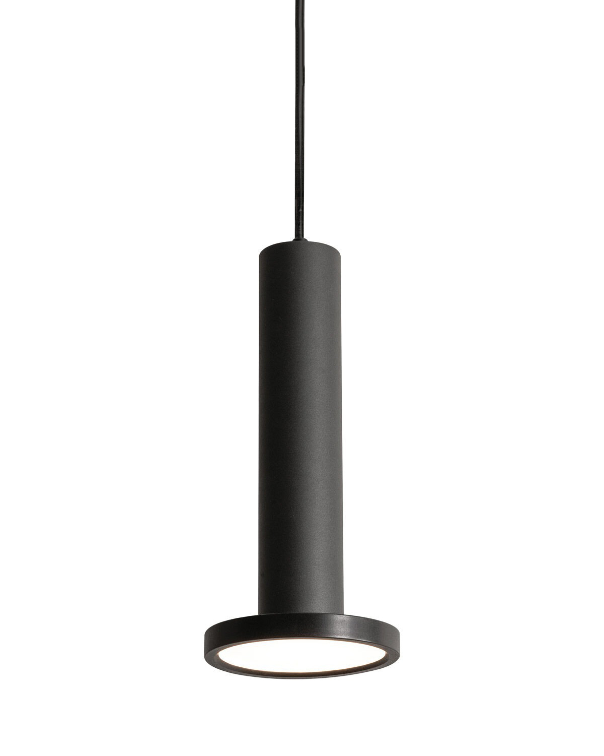 Черный подвесной светильник "Пайп" LouvreHome LHLPN250224XNP