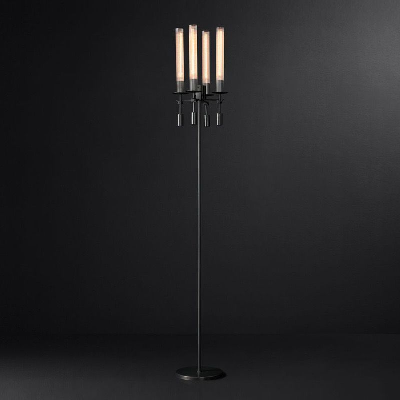 Торшер Restoration Hardware Fontanelle Chandelier black Amazon Home AMG006710