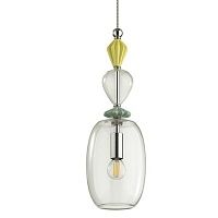 Подвесной светильник Iris Glas hanging lamp candy B chrome