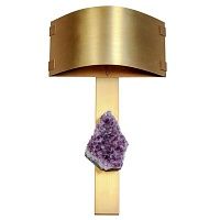 Бра Natural Amethyst and Curved Shades Wall Lamp 44.1038-0