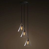 Подвесной светильник Loft Clear Glass Wide Cloche 3 40.206 Loft-Concept