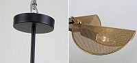 Люстра с плафонами из перфорированного металла Fencer 7 Ламп Loft-Concept 40.6178-3