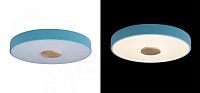Потолочный светильник Wooden Wheels Blue диаметр 40 Loft-Concept 48.525-3