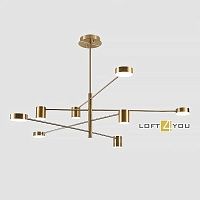 Светильник потолочный Cosmo Gold Spider 2 Loft4You L03142