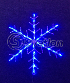 Новогодний мотив, Новогодний мотив «Снежинка D6030 синяя LED»