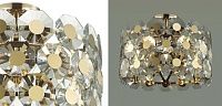Потолочный светильник Crystal Octagons Gold 48.363-3