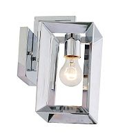 Бра Rectangle Chrome Wall Lamp Loft Concept 44.465
