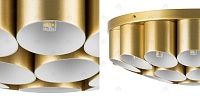 Потолочный светильник Garbi Gold Pipe Organ Ceiling Lamp 22 48.381-3
