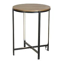 Приставной стол Kelin Side Table Black LED 18.485-2