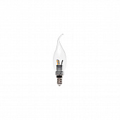 Лампа Iteria Свеча на ветру 4W 2700K E14 прозрачная