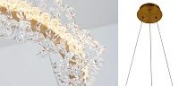 Crystal round chandelier Светильник Кольцо из Хрусталя 40.5059-2
