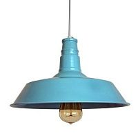Подвесной светильник Loft Blue Bell | диаметр 36 см