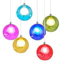 Подвесной светильник Bocci 28 multicolored bubbles single | Синий