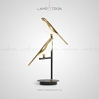 Настольная лампа с поворотным плафоном в виде птицы Lampatron NOMI TAB
