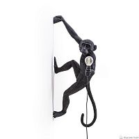 SLT 14919 DX hang MONKEY OUTDOOR black настенный светильник обезьяна черная ПРАВЫЙ