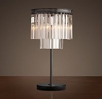 Настольная лампа RH 1920s Odeon Clear Glass Table Lamp Loft Concept 43.096