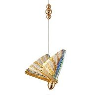 Butterfly Pendant Lamp Colored glass J