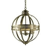 Подвесной светильник Delight Collection Residential 3 ant.brass KM0115P-3S antique brass