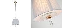 Подвесной светильник с абажуром из серых нитей Voile Loft-Concept 40.6476-3