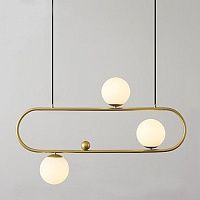 Люстра Horizontal Balls Balance Brass 3 40.2707-0 Loft-Concept