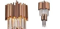 Люстра многоярусная Luxxu Modern Cascade Chandelier Bronze Metal Glass 35 Loft-Concept 40.5526-3