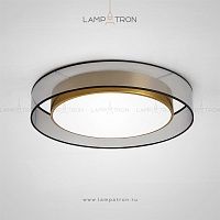 Круглый потолочный светильник с обрамлением из полимерной сетки Lampatron DANICA