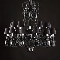 Люстра BACCARAT ZENITH NOIR Chandelier | 8 + 8 ламп, диаметр 95 см, высота 95 см