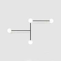 Дизайнерский минималистичный настенный светильник LINES 13