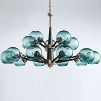 Люстра Thalia chandelier Blue glass 15 Loft Concept 40.2086-0