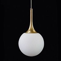 Подвесной светильник Whitley Chandelier Round Gold | диаметр 25 см