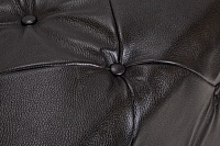 Пуф MAK interior Amrit black leather YF-1890-BL