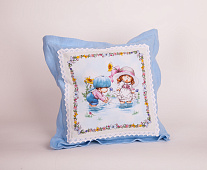 Подушка MoonRoom Алиса голубой в комплект к сериям Софи и Эмили