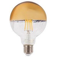 Лампа прозрачная с гальваникой LED Е27 4W теплый свет Loft Concept 45.038
