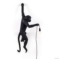 SLT 14921 hanging MONKEY OUTDOOR черный настенный светильник обезьяна с лампочкой