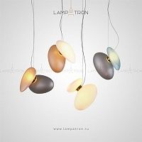 Серия светильников в виде комбинаций двух матовых плафонов разных форм и оттенков LINDIS