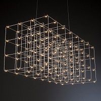 Люстра Quasar Cosmos Square LED pendant light | 60 х 60 х 120 см
