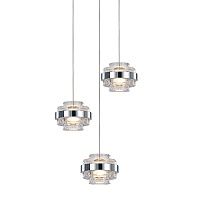 Светильник подвесной Delight Collection MD22030002-3A chrome/clear