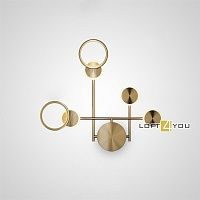Бра Currently Brass Wall Loft4You L08435