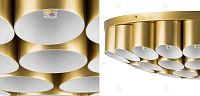 Потолочный светильник Garbi Gold Pipe Organ Ceiling Lamp 40 48.379-3