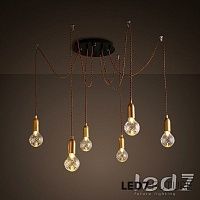 Светильник подвесной LED7 Future Lighting Loft Industry Elite Chandelier