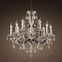 Люстра 19TH C. ROCOCO IRON & CLEAR CRYSTAL 12 Loft Concept 40.2221