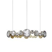 Люстра RING horizontal chandelier with crystals | диаметр 60 см