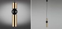 Подвесной светильник Lee Broom Fulcrum Черный и Золото Loft-Concept 40.5325