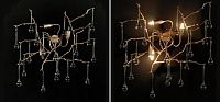Бра Crystal Drops Gold 3 лампы Loft-Concept 44.2188-3
