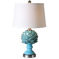 Настольная лампа Голубой Артишок 43.459-2 Loft-Concept