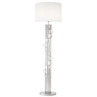 Торшер Eichholtz Floor Lamp Lorenzo Nickel & white