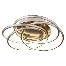 Люстра потолочная Globo 67828-40, матовый никель, SMD LED, 1x40W
